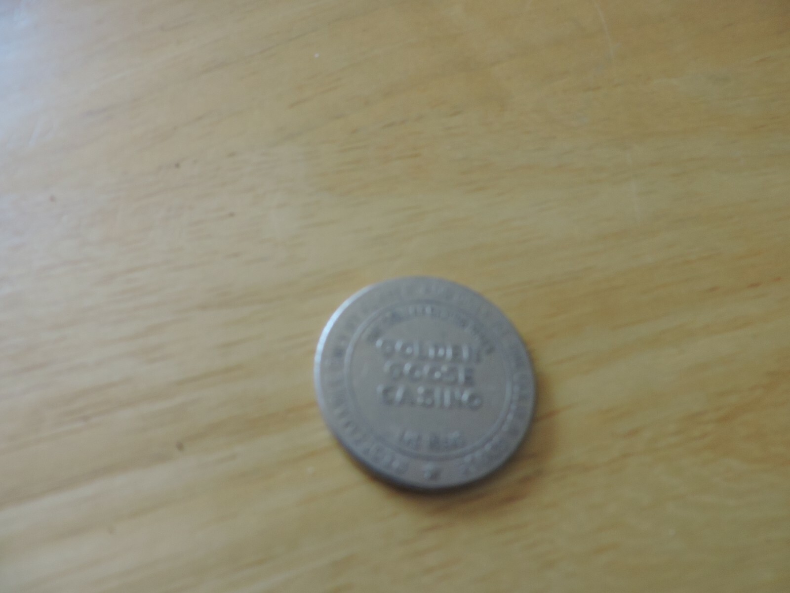 VINTAGE GOLDEN GOOSE CASINO ONE DOLLAR COIN/TOKEN eBay