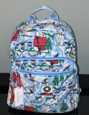 NEW - Vera Bradley X Peanuts Fall Campus Backpack New Vera Bradley x Peanuts Country Club collection just  main image 3