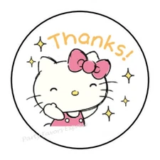 THANK YOU THANKS ENVELOPE SEALS LABELS STICKERS FAVORS