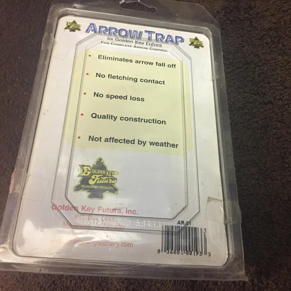 Golden Key Futura Arrow Trap Rest Left Hand AR-31 No Arrow Fall Off - Image 3 of 3