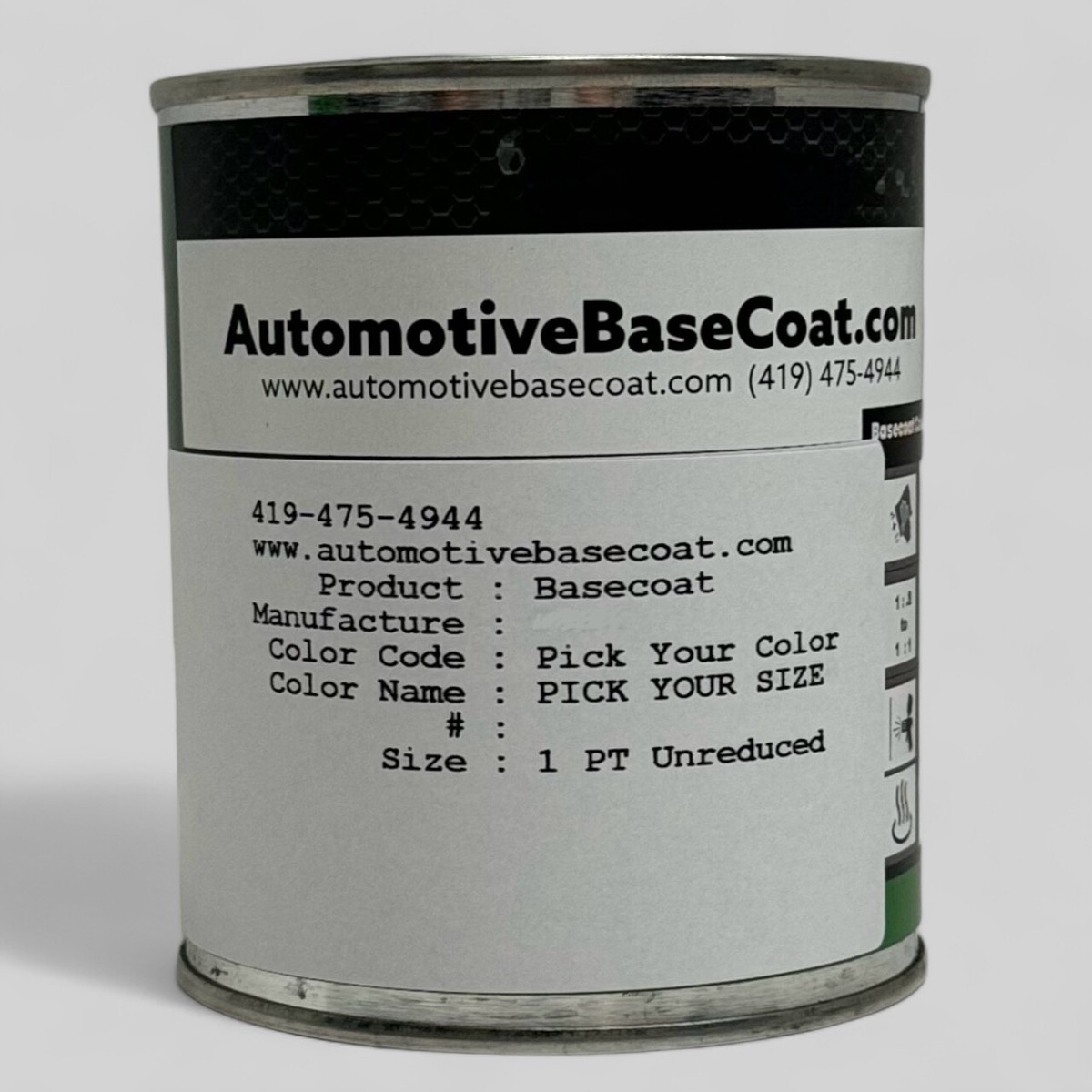 CHEVY/ GM - WA140X ABALONE WHITE TRICOAT BASECOAT PAINT