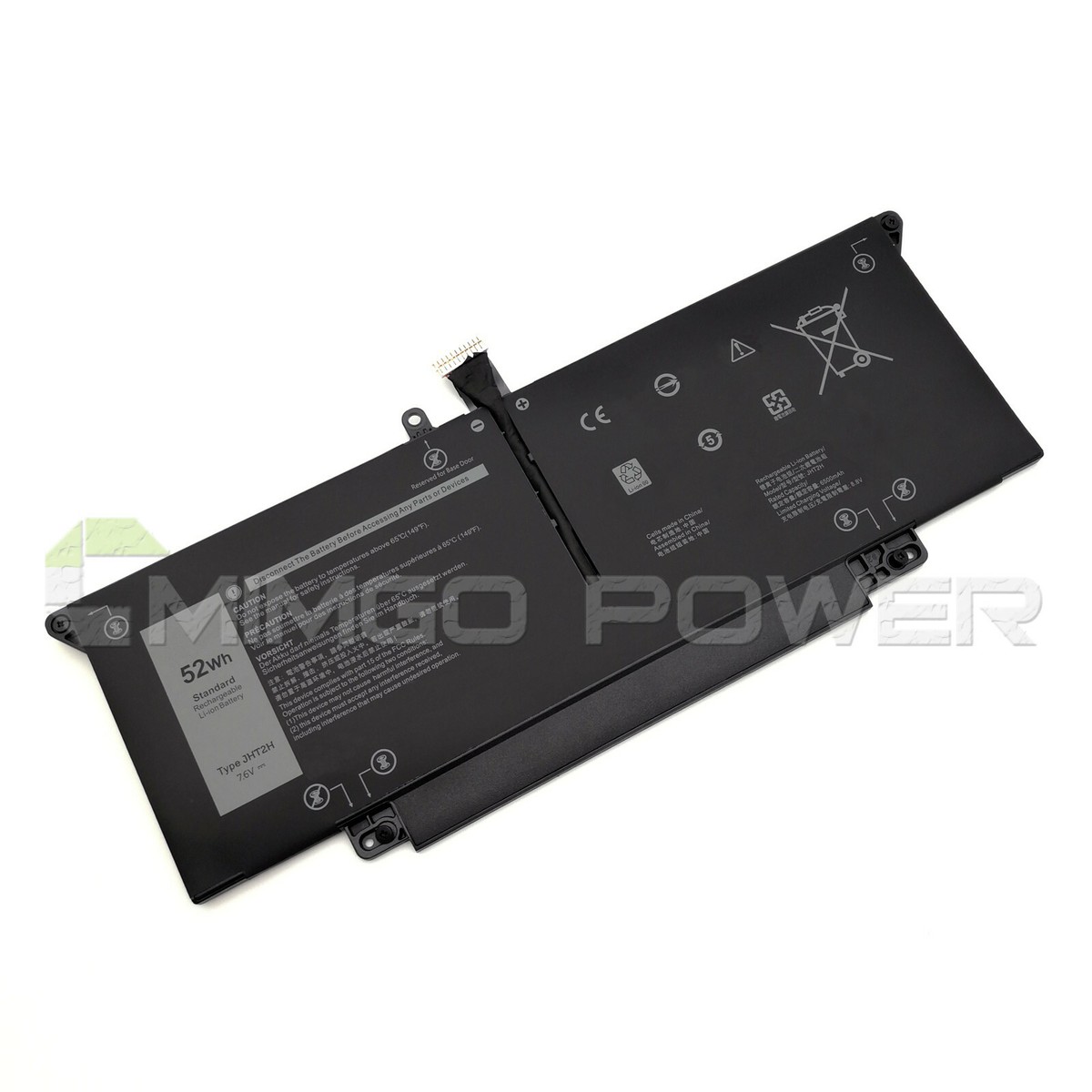 New JHT2H 52Wh Battery for Dell Latitude 7310 7CXN6 HRGYV T3JWC