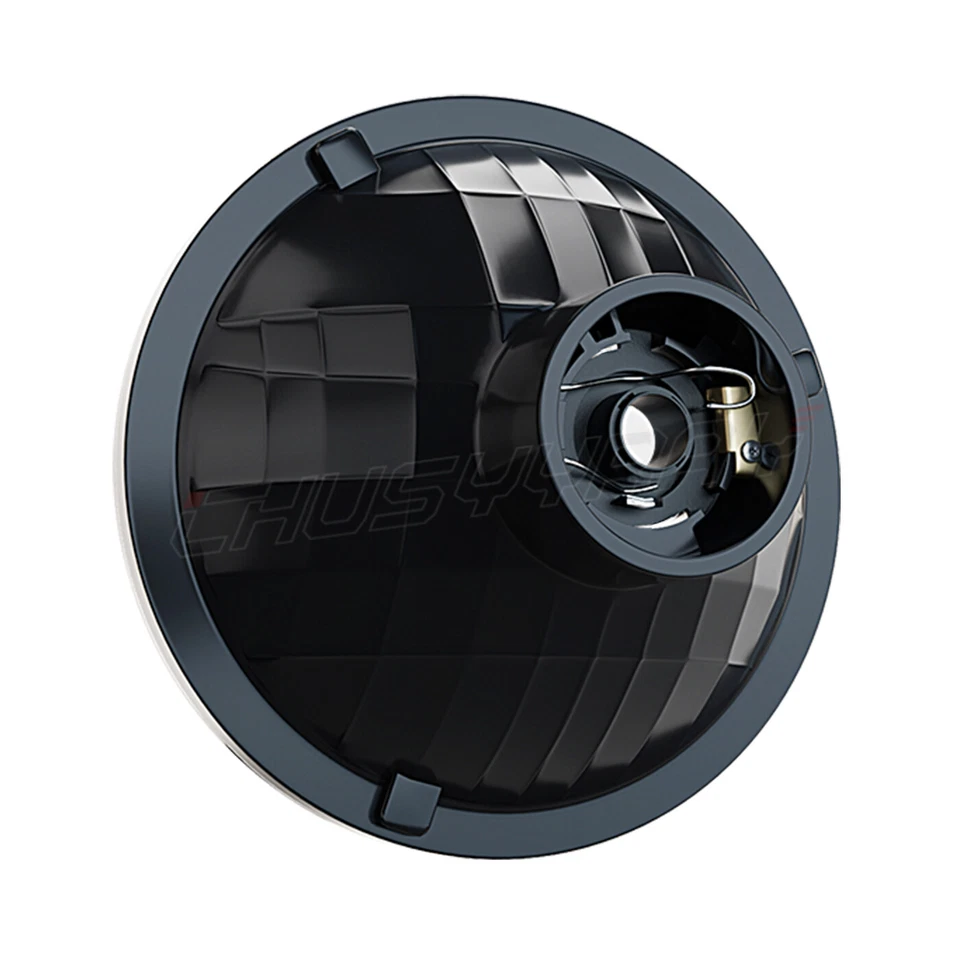 Kit de faros proyectores LED redondos de 7 pulgadas de haz alto/bajo para Dodge B250 1984-1987 Foto 4 de 4