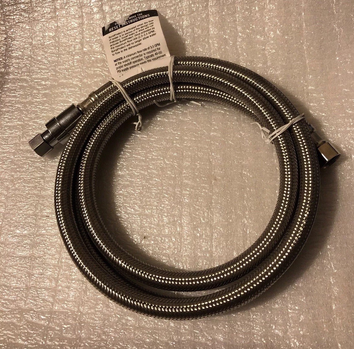 6 feet Universal Dishwasher supply line with Burst Protect 820633952732