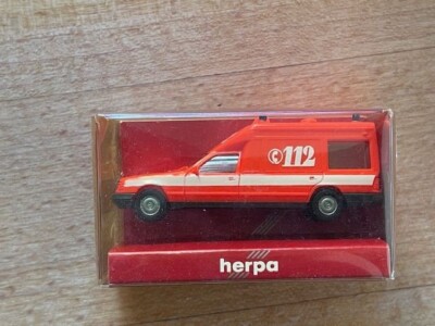 Neu OVP Herpa HO 1/87 Mercedes Miesen Bonna 124 Ambulanz Emergency 112 Feuerwehr