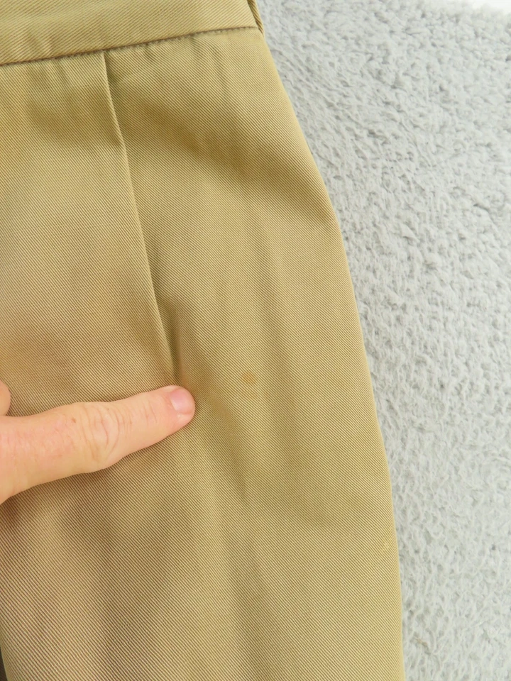 Pantalones Bills Khakis Para Hombre 36x30 Marrón Plisado Recto EE. UU. M2P ¡ALTERADO!! Foto 4 de 4