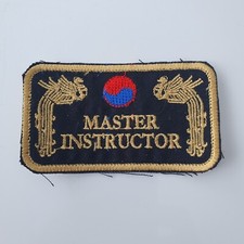 Patch Master INSTRUCTOR Taekwondo NEW! supper...
