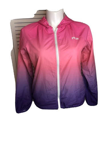 FILA Woman's Size M Ombre Hooded 