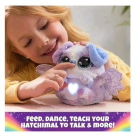 HatchimalsAlive Mystery 6.5-inch PuppadeePet with Mist Lights Sound Styles Vary