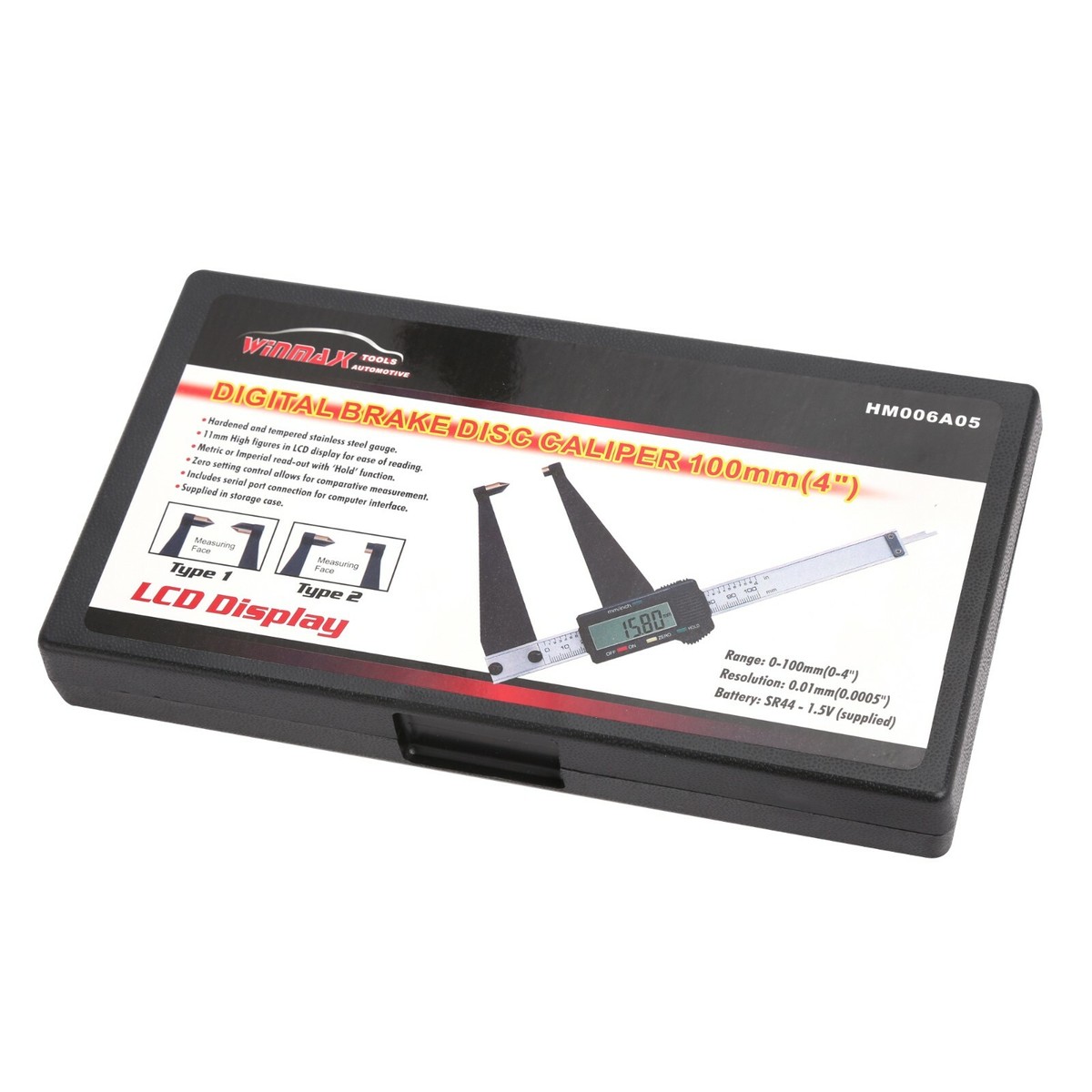 Micrometro Digitale 4/100mm Per Misurare Spessore Dischi E Pastiglie Freno - Strumento Precisione Meccanico