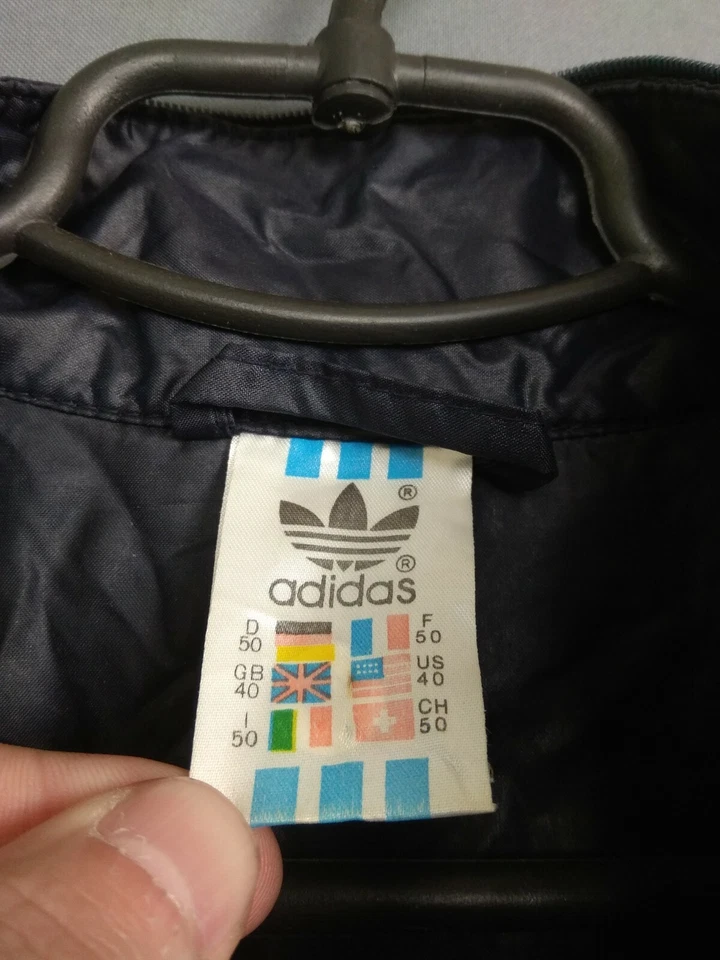 Chaqueta Adidas Talla MEDIANA/GRANDE Cremallera Completa Vintage Retro ig93 Foto 4 de 4
