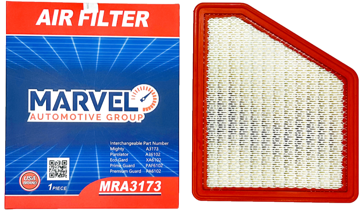 Filtro De Aire Marvel MRA3173 Para Chevrolet Camaro 2010-2015 3.6L Y 6.2L – Reemplazo Directo
