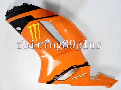 Pearl Orange Black ABS Plastic Injection Fairing Kit Fit for 2007 2008 ZX6R 636 - Picture 4 of 6