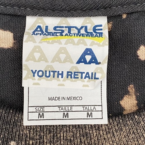 Winter Schneeflocke T-Shirt Schnee Frozen Weihnachten Urlaub Langarm Batik grau M - Bild 3 von 4