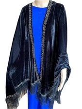 Black velvet Shawl