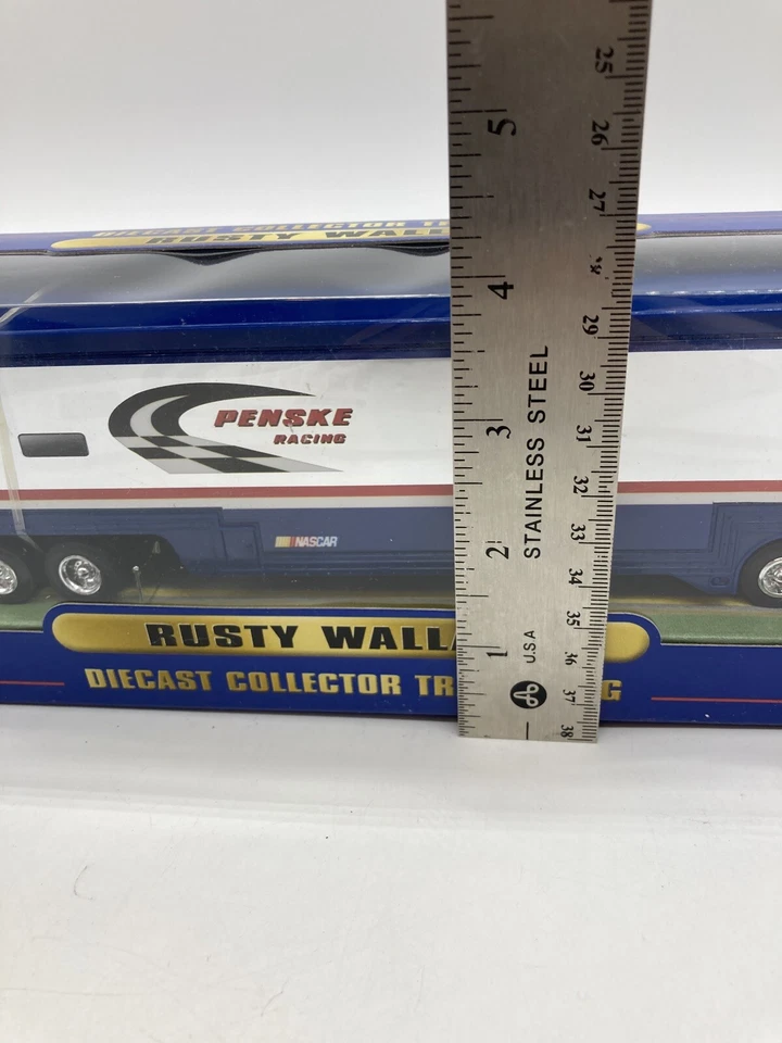 New Hasbro Scale Rusty Wallace Nascar Winner's Circle Die Cast Semi Truck NIP - Image 4 of 4