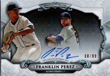 2018 Bowman Chrome #BS-FP Franklin Perez Bowman Sterling Continuity