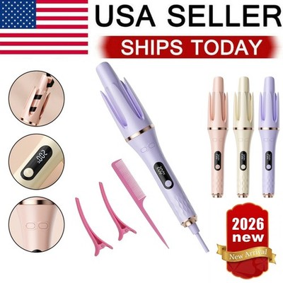 Auto Hair Curler,Auto Curling Iron with 4 Mode,32mm Barrel Rotating Curling Wand