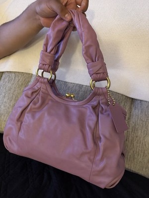 Vintage Coach A0993-13437 Pink Parker Kiss lock Rare 2008 | eBay
