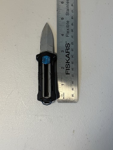 Cápsula Kershaw Manual Abierto Botón Deslizante Bloqueo Borde Único Punta de Lanza Hoja - Imagen 7 de 8