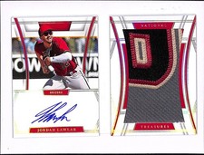 2023 National Treasures Jordan Lawlar Gold Rookie Jumbo Patch Auto Booklet #4/10