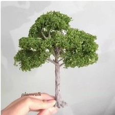 2PC 10-15cm Table HO/OO Scale Miniatures Trees DIY Garden Landscape Plants Sand