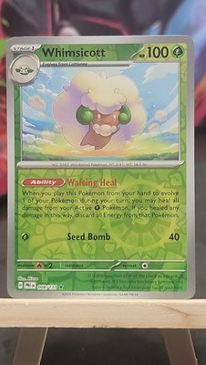 Whimsicott 008/131 Reverse Holo PRE SV: Prismatic Evolutions Rare NM-MP