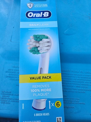 #ad Oral B Daily Clean Electric Toothbrush Replacement Brush Heads Refill 6 Count $10.99