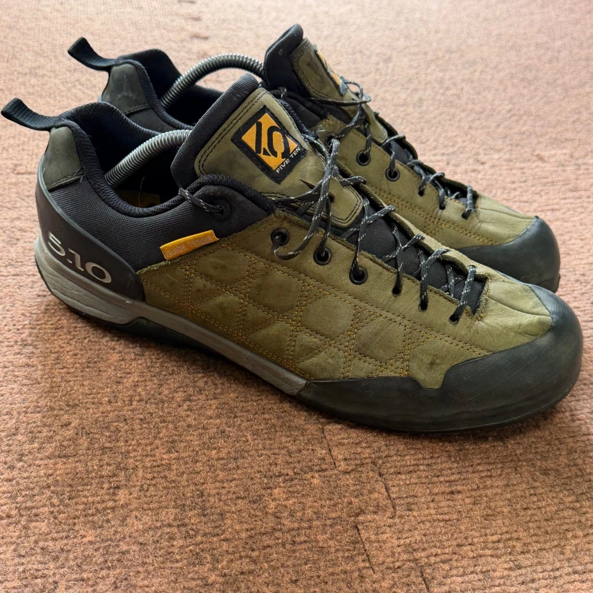 Five Ten Guide Tennie Approach Shoes Mens Olive Green Stealth Rubber Hiking B+ Five Ten Guide Tennie Approach Shoe - Men main image 4