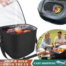 2PACKS For Tesla Model Y Frunk Cooler Organizer Leakproof Storage Bag with Strap