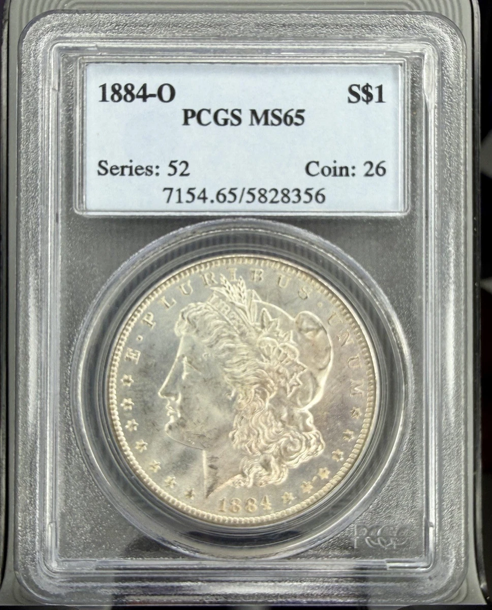 1884 Year Grade MS 65 Morgan Dollars (1878-1921) for sale | eBay