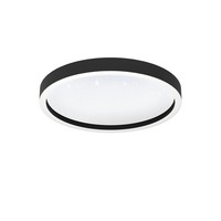 Moderne Flache Deckenleuchte 1X17,8W Led 2150Lm IP20 2700-6500K Weiß Schwarz