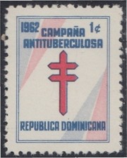 République Dominicaine Bienfaisance 24 Campagne Antituberculeuse MNH