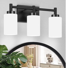 3-Light Bathroom Vanity Light Fixture Over Mirror, Rustproof Vanity Light
