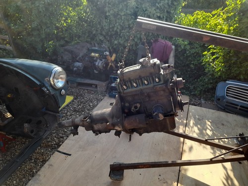 803 Morris Minor Engine and smooth box.