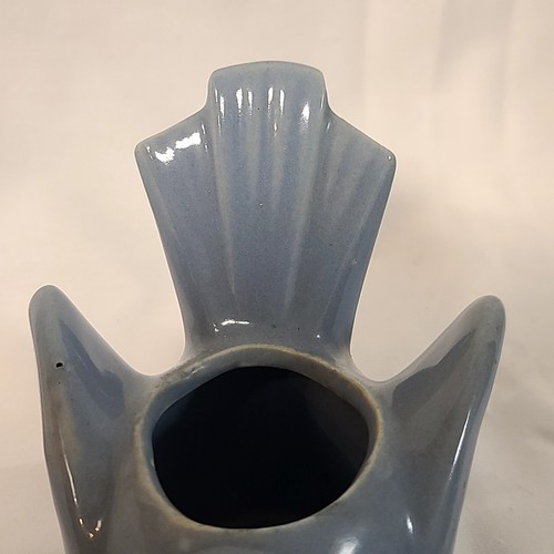 Vintage SHAWNEE Pottery Light Blue Bird Vase Planter Ceramic - Picture 8 of 14