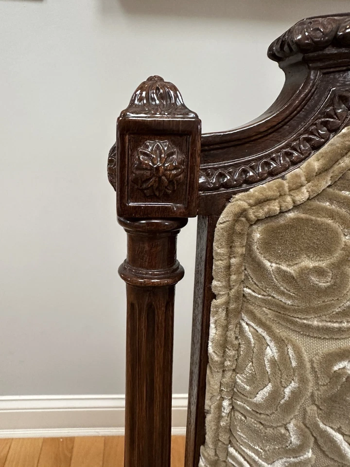 Vintage French Louis XVI Arm Chair - Image 4 of 4