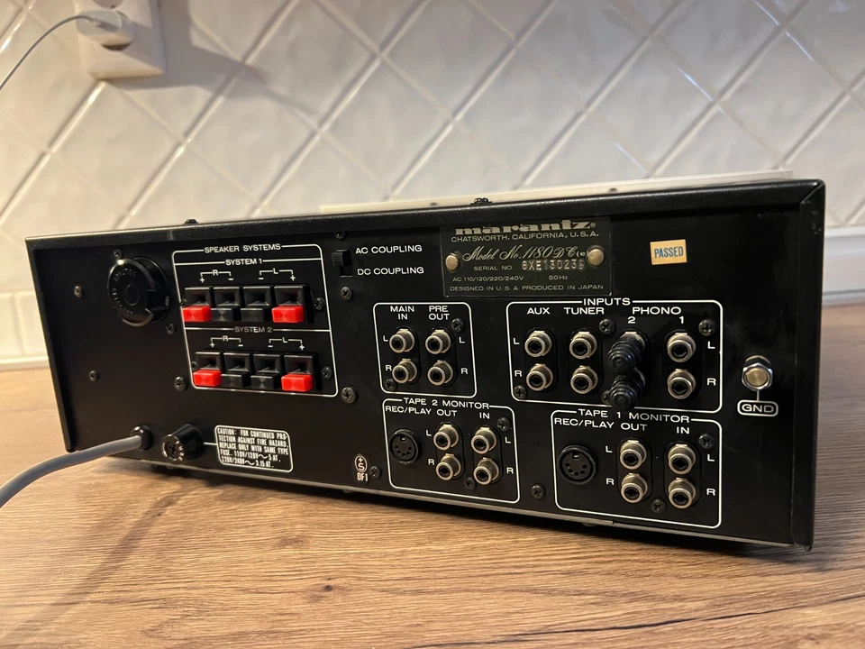 Marantz Model 1180 DC Console Stereo Amplifier (1978-1980) - Bild 4 von 4