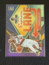 2020-21 Panini Donruss Optic - Express Lane Purple Prizm #8 Damian Lillard