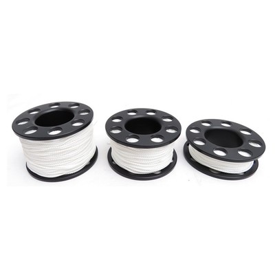 Scuba Diving Finger Spool Reel 15M30M50M Compact Design with Snap Hook