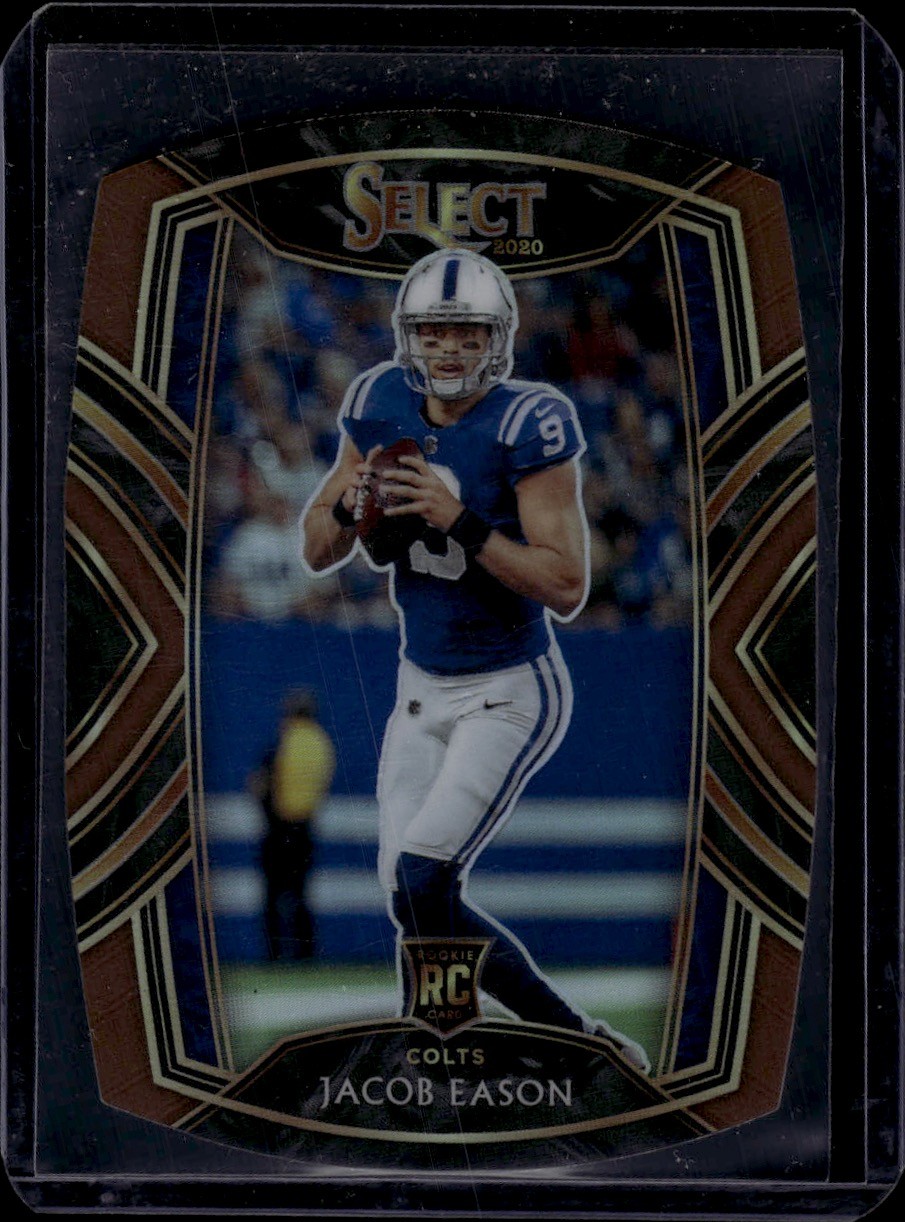 2020 Panini Select Copper Prizm Die Cut #248 Jacob Eason Colts Rookie /355