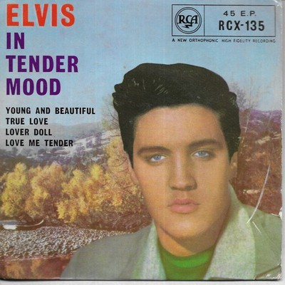 Elvis Presley Elvis In Tender Mood Tri-centre UK 45 7'' EP +Picture Sleeve