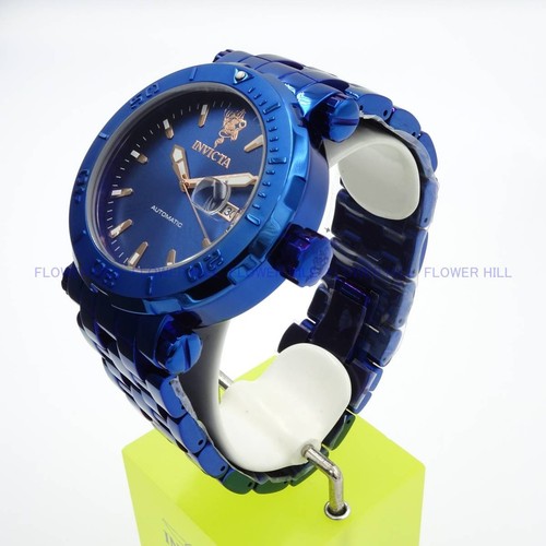 Invicta Men'S Watch Automatic Blue Sea Base 40962 Metal Band Skeleton Back - Picture 8 of 10