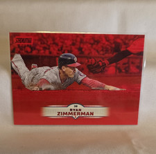 Topps 2025 Stadium Club Ryan Zimmerman Washington Nationals #101 Red Variation