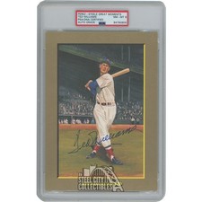Ted Williams Autographed Perez-Steele Great Moments Auto Grade PSA 8- PSA/DNA