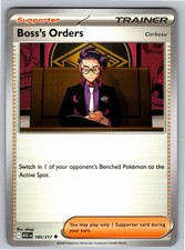 Boss's Orders [Corbeau] 183/217 Uncommon Ascended Heroes Pokemon Near Mint
