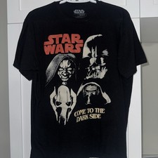 Star Wars Come to The Dark Side T-Shirt Darth Vader Palpatine Tee Size Large