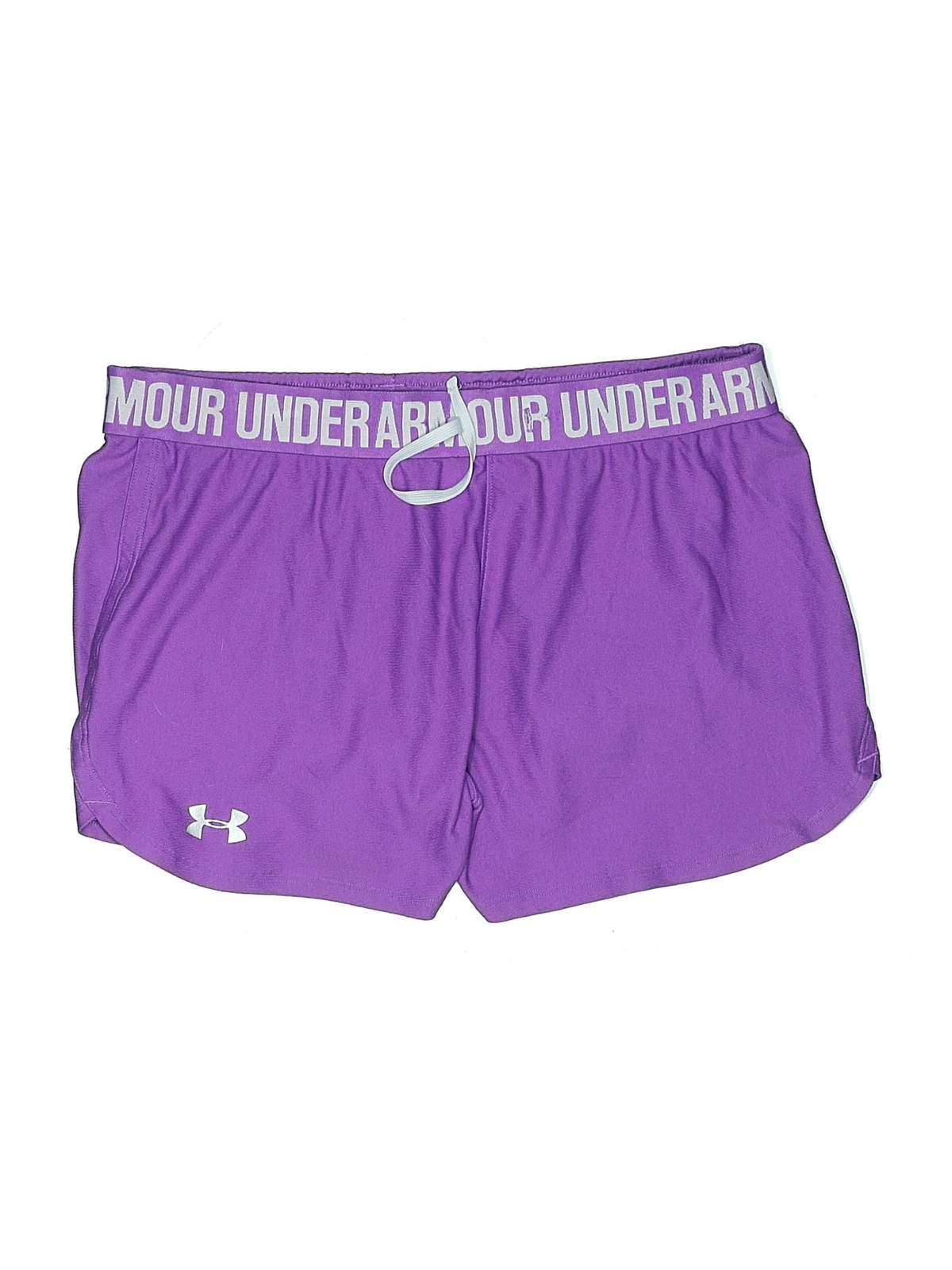 Under Armour Women Purple Athletic Shorts L