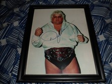 WWE dusty Rhodes signed 8x10 picture