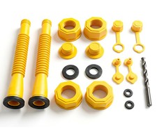 Gas Can Spout Replacement Kit Two Pack, Universal Nozzle for 1, 2, 5 Gallon G...